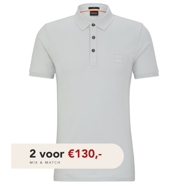 Boss Passenger Polo Licht Grijs