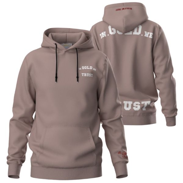 In Gold We Trust The Notorious Hoodie Licht Roze | Mezaldy.com