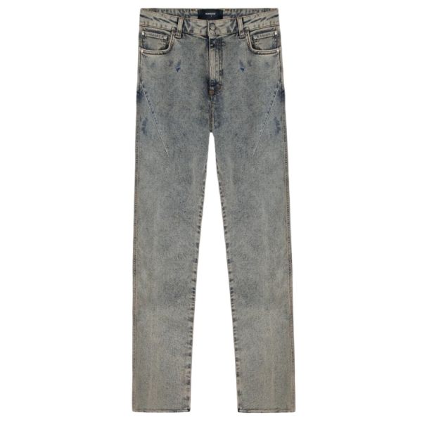 Represent Front Stitch Baggy Jeans Dust Blue