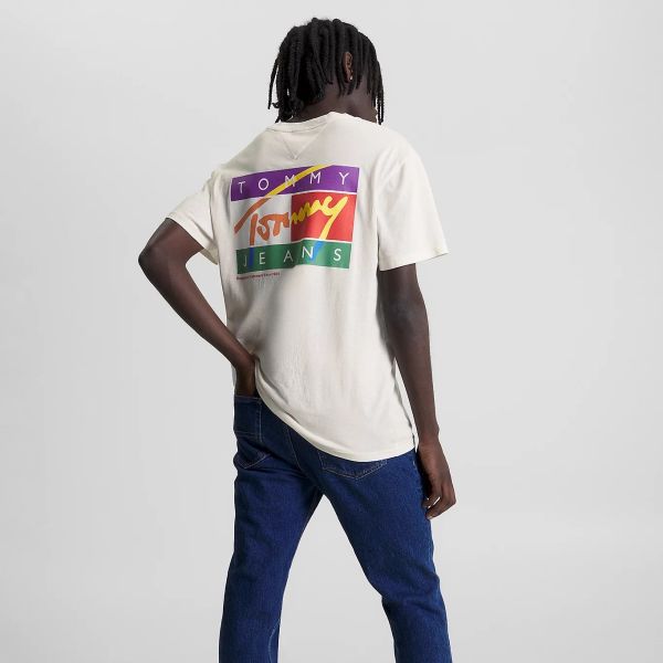 Tommy Jeans Classic Signature T-shirt Wit