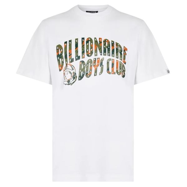 Billionaire Boys Club Camo Arch Logo T-shirt Wit
