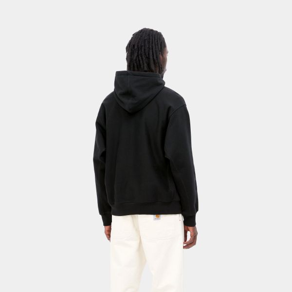 Carhartt American Script Hoodie Zwart