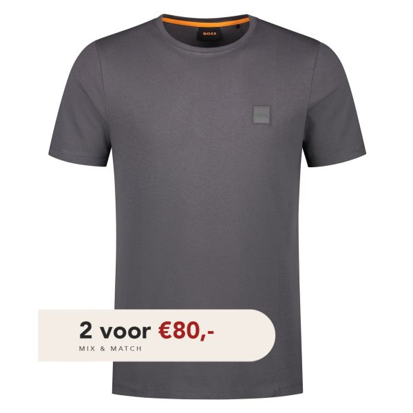 Boss Tales T-shirt Antraciet