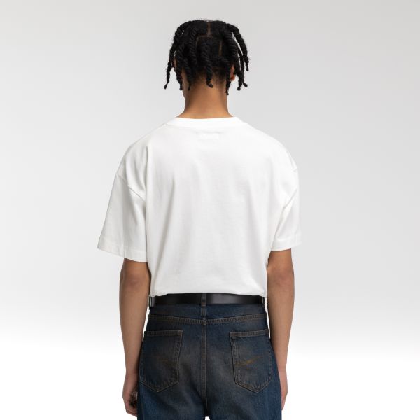 Flâneur Printed Logo T-shirt Wit