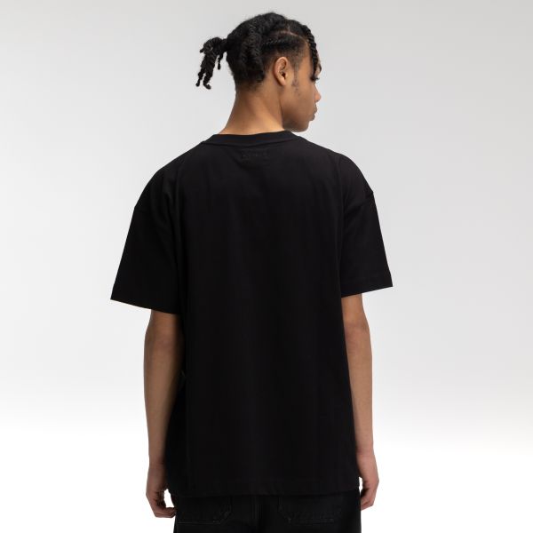 Flâneur Printed Logo T-shirt Zwart