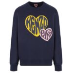 Kenzo Hearts Classic Sweater Navy