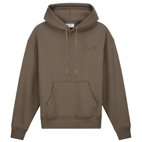 olaf heavyweight studio hoodie donker groen