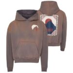 Rhude Moonlight Stamp Hoodie Antraciet