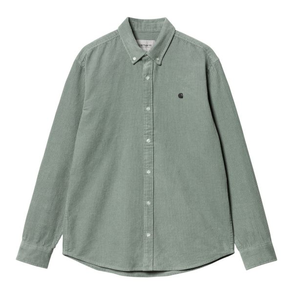 Carhartt Madison Cord Overshirt Licht Groen
