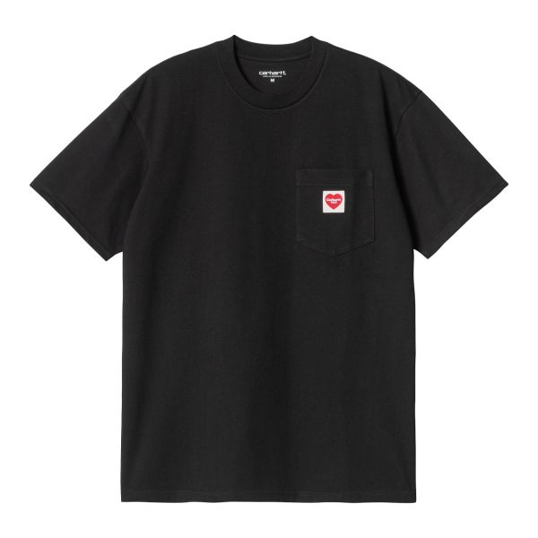 Carhartt Pocket Heart t-shirt Zwart