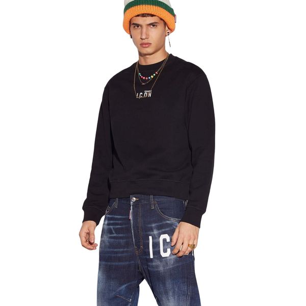 dsquared2 mini icon sweater zwart