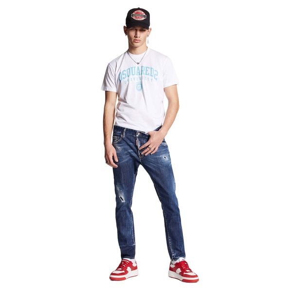 dsquared2 skater jeans donker blauw