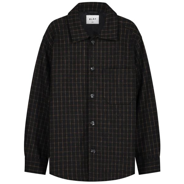 olaf wool grid jack zwart