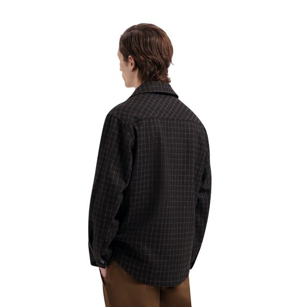 olaf wool grid jack zwart