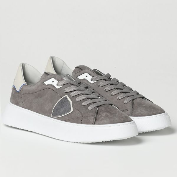 【関税&送料込】Philippe Model Temple Sneakers Temple Sneakers: Man's White Shoes | Philippe Model Paris