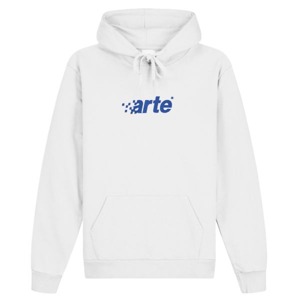 Arte Antwerp Harmon Pixel Logo Hoodie Wit