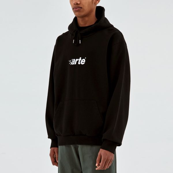スウェット・トレーナー Arte Antwerp FLEECE (SS25162H) Arte Antwerp Harmon Pixel Logo Hoodie Zwart | Mezaldy.com