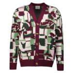 Drôle De Monsieur Échecs Cardigan Bordeaux