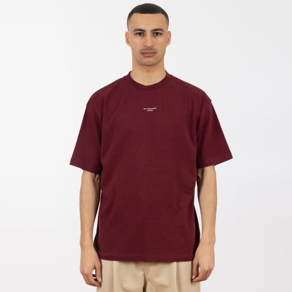 Drôle De Monsieur NFPM T-shirt Bordeaux