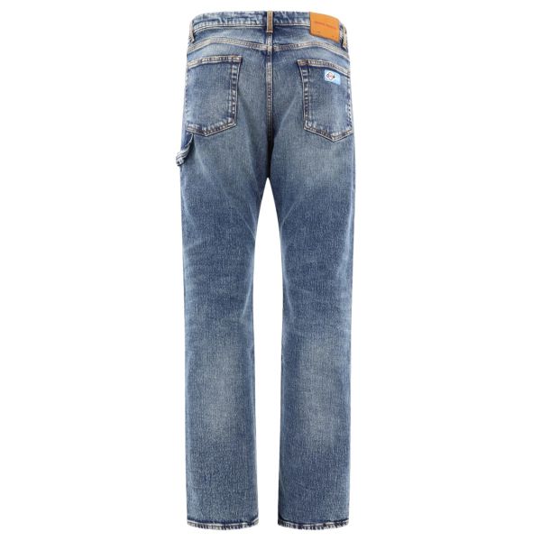 Heron Preston Ex-Ray Washed Hammer Jeans Blauw