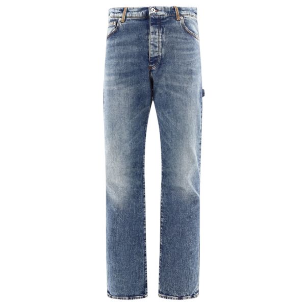Heron Preston Ex-Ray Washed Hammer Jeans Blauw