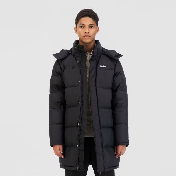 Olaf Long Puffer Zwart