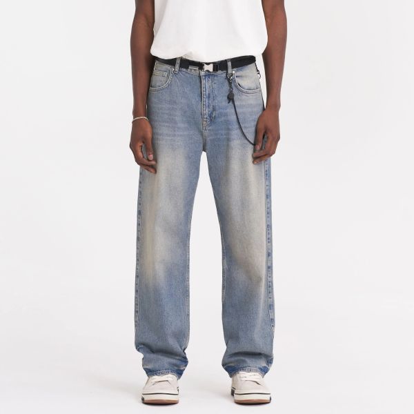 Represent R3 Baggy Denim Jeans Blauw