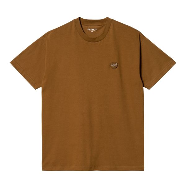 Carhartt Heart Patch T-shirt Bruin