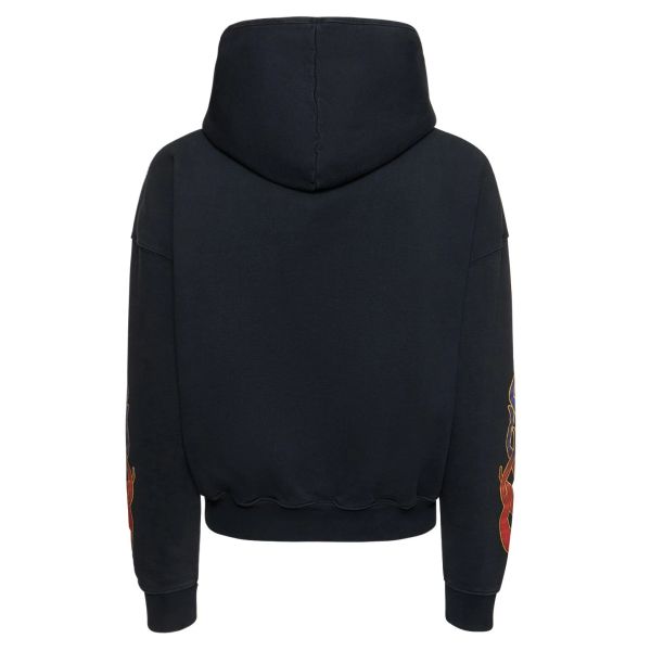Rhude Screaming Eagle Hoodie Zwart