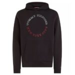 Tommy Hilfiger Monotype Roundall Hoodie Zwart