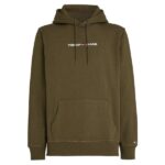 Tommy Jeans Linear Hoodie Donker Groen