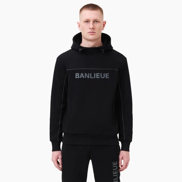 Banlieue 3D Tracktop Hoodie Zwart