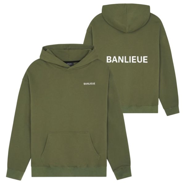 Banlieue Script Hoodie Groen