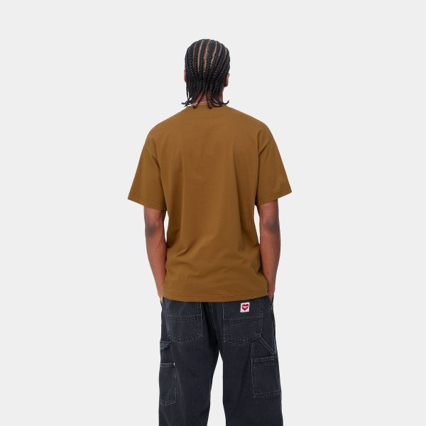 Carhartt Heart Patch T-shirt Bruin