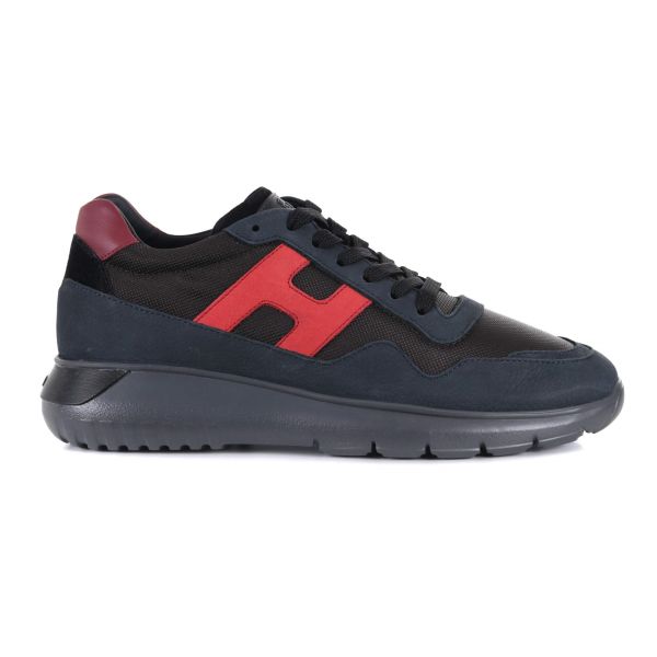 Hogan Interactive Sneaker Navy/Bruin/Rood