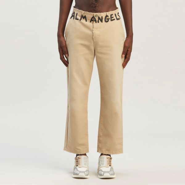 Palm Angels Seasonal Logo Chino Beige