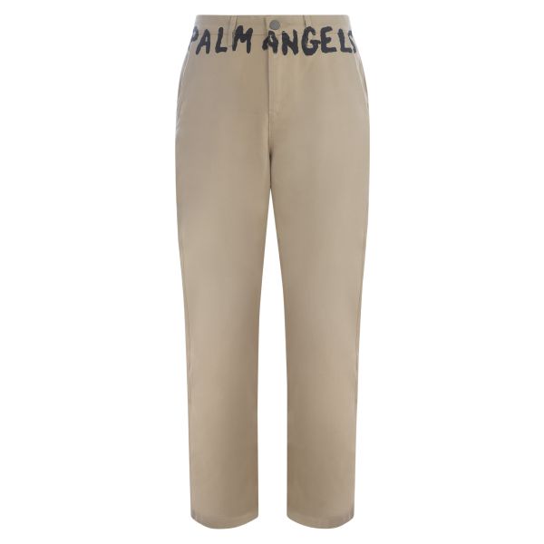 Palm Angels Seasonal Logo Chino Beige