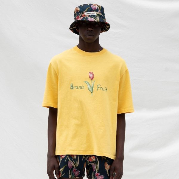 Bram's Fruit Tulip Aquarel T-shirt Geel