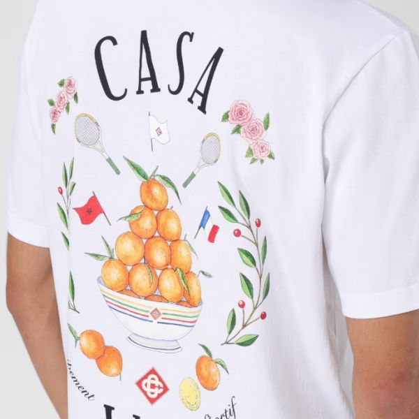 Casablanca Casa Way T-shirt Wit