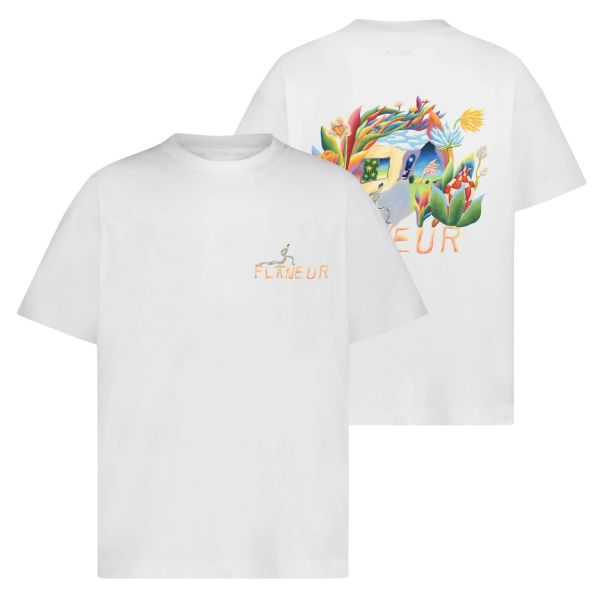 Flâneur Passage Of Time T-shirt Wit