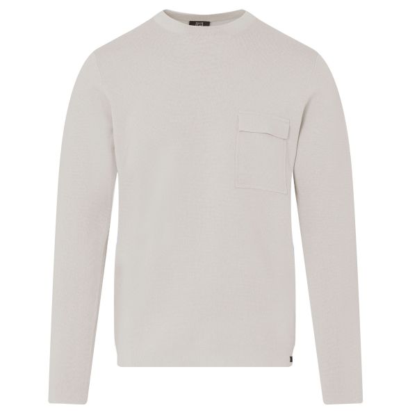 Genti Round Trui Off White