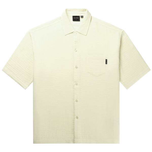 Daily Paper Enzi Seersucker Overhemd Geel