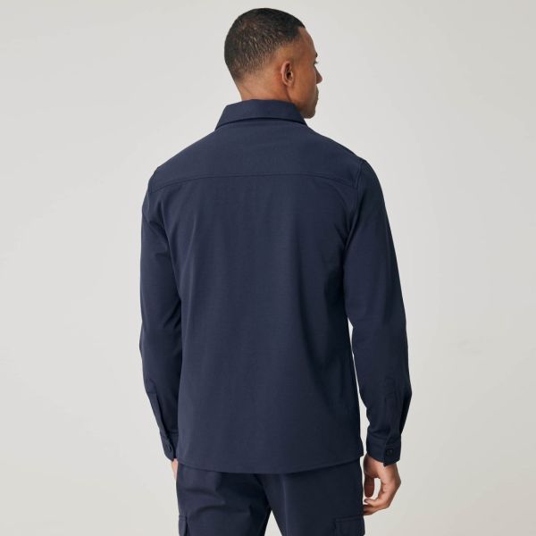 Genti Oaks Overshirt Navy