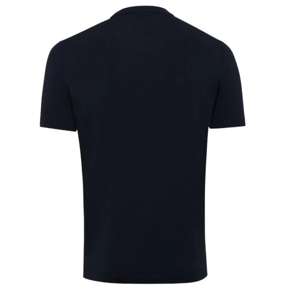 Genti Round T-shirt Navy