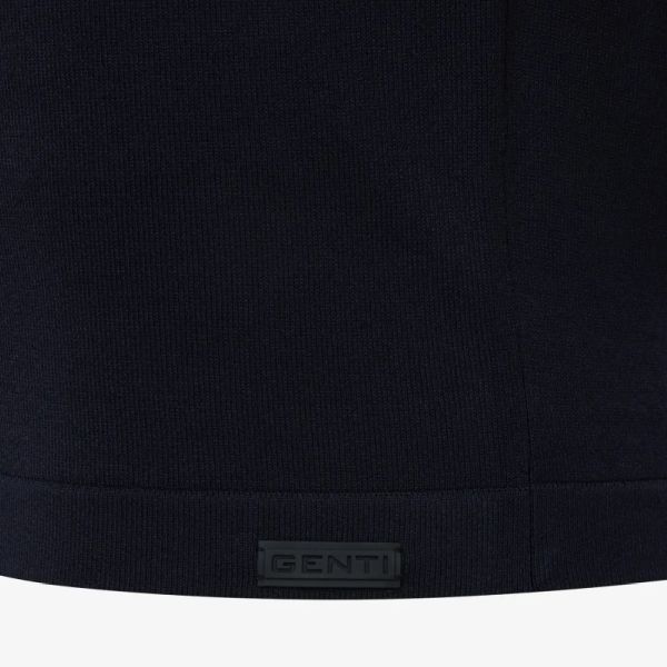 Genti Round T-shirt Navy