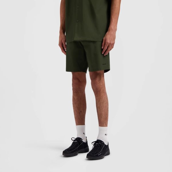 Olaf Nylon Korte Broek Donker Groen
