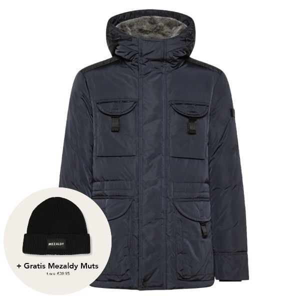 Peuterey Aiptek Fur Parka Navy
