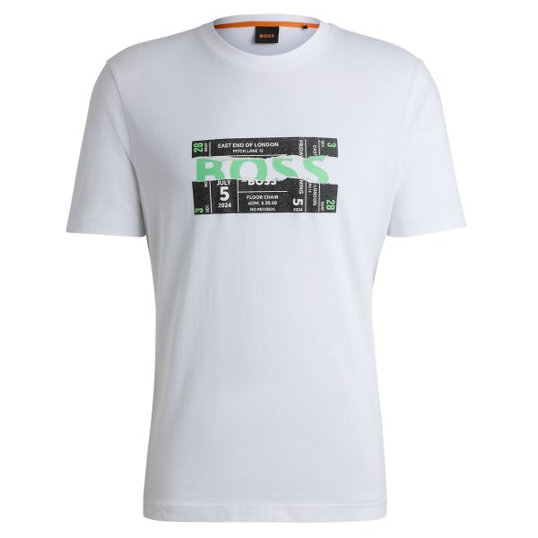 Boss Ticket T-shirt Wit