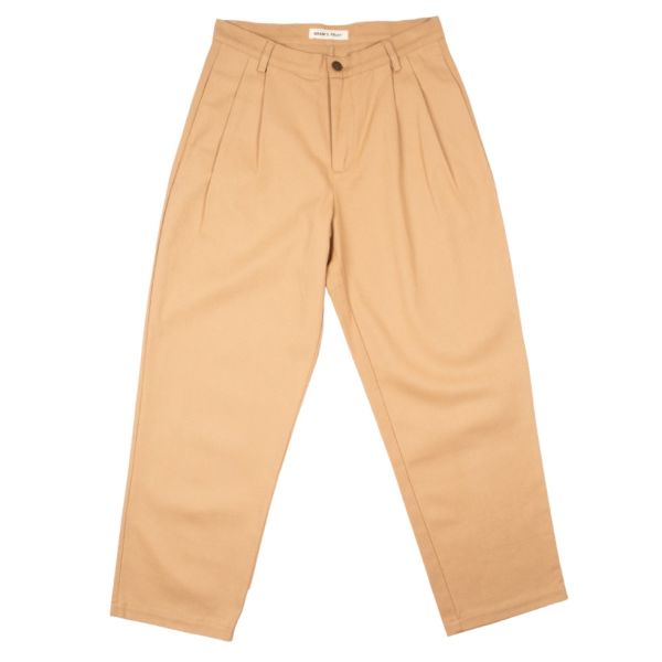 Bram's Fruit Twill Broek Bruin