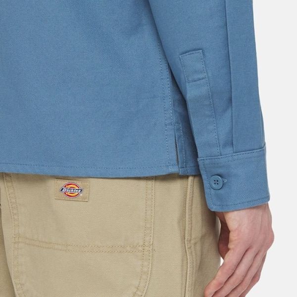 Dickies Florala Overshirt Blauw